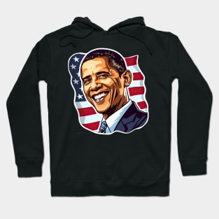 Barack Obama American Flag Hoodie